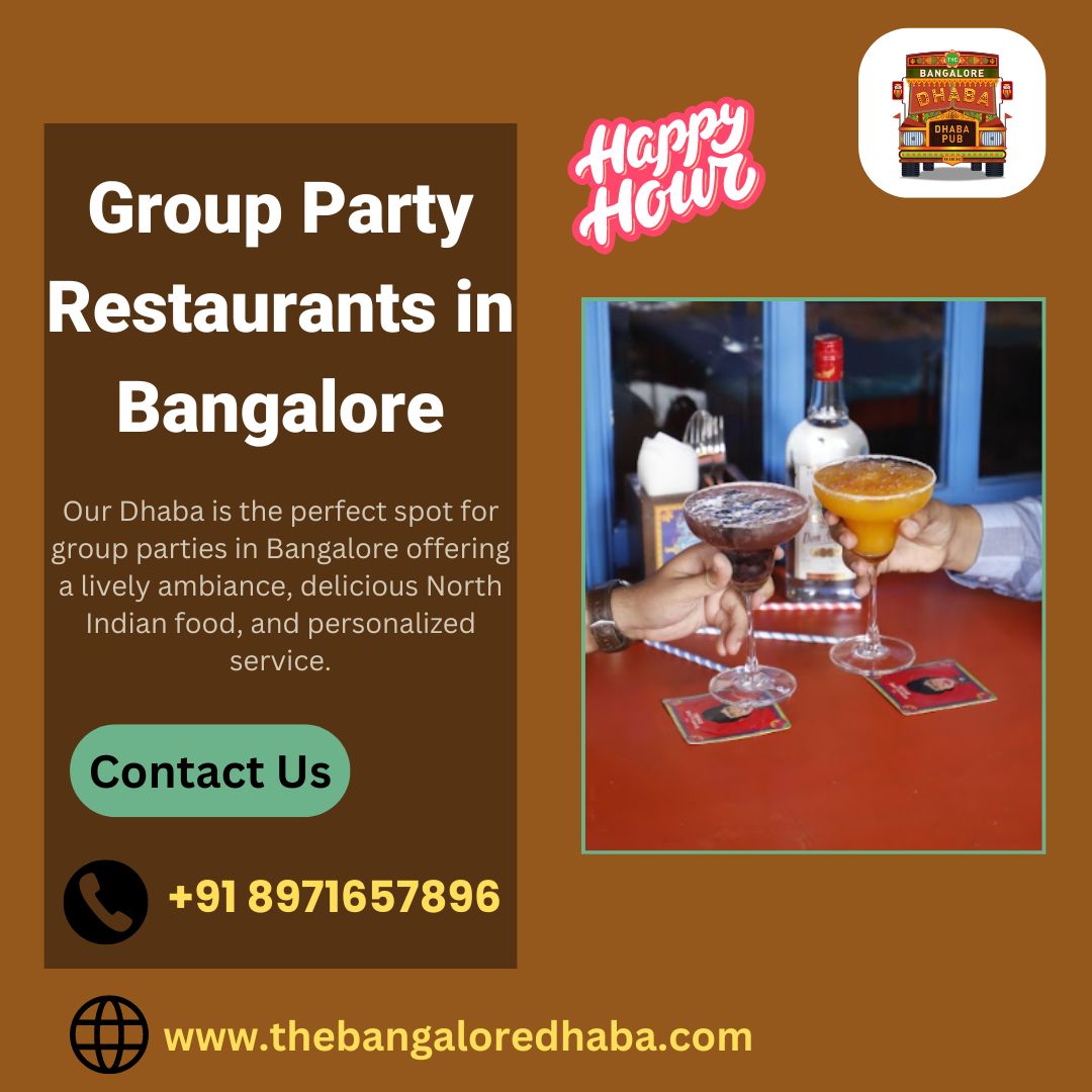  Group Party Restaurants in Bangalore