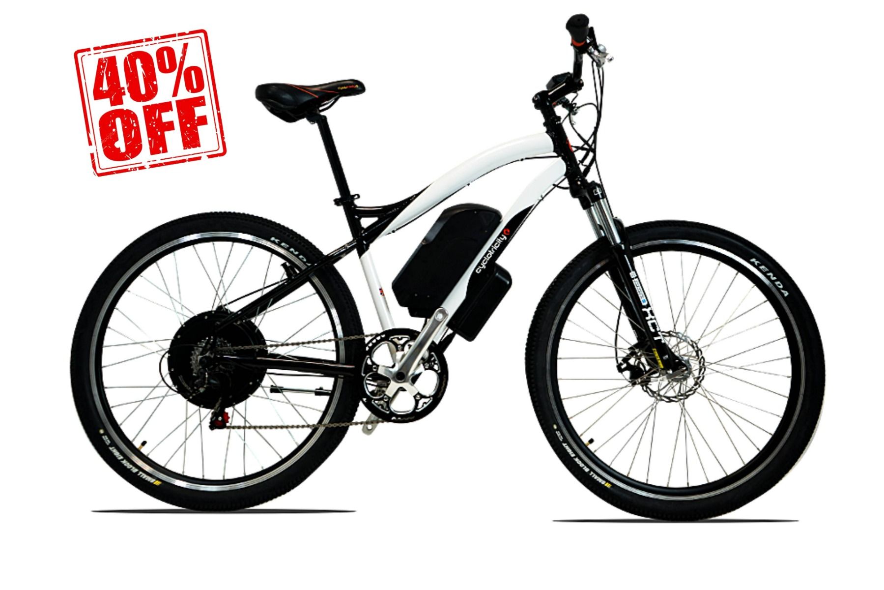  Cyclotricity Stealth 1000W 29er Electric Bike - High Power for Off-Road Adventures