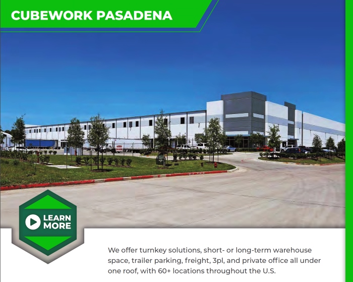  Trucking Terminals and Cross Dock at Cubework Pasadena with No Hidden Fees