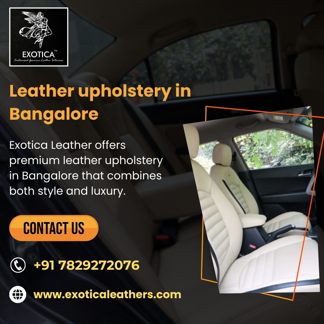  Leather upholstery in Bangalore|KA