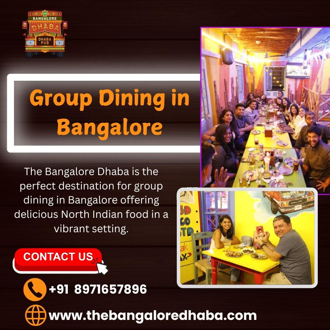  Group Dining in Bangalore