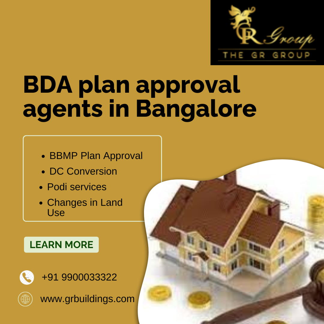  Gr Group BDA plan approval agents in Bangalore