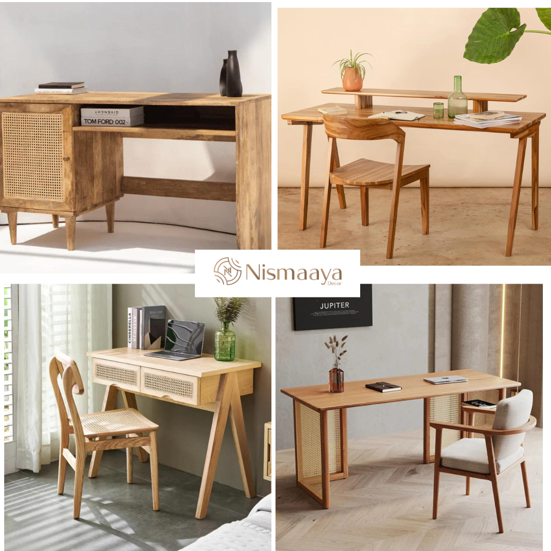  SHOP Study Tables with Drawers for Effortless Storage and Clean Desk Spaces at Nismaaya Decor