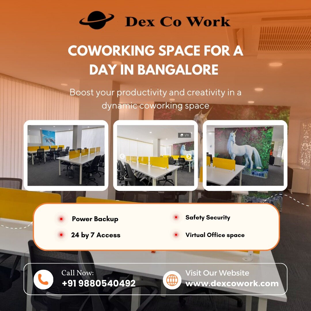  Dexcowork | Coworking Space for a Day in Bangalore