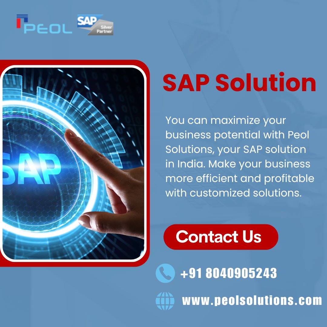  SAP Solution in India|SAP Solution in Bangalore