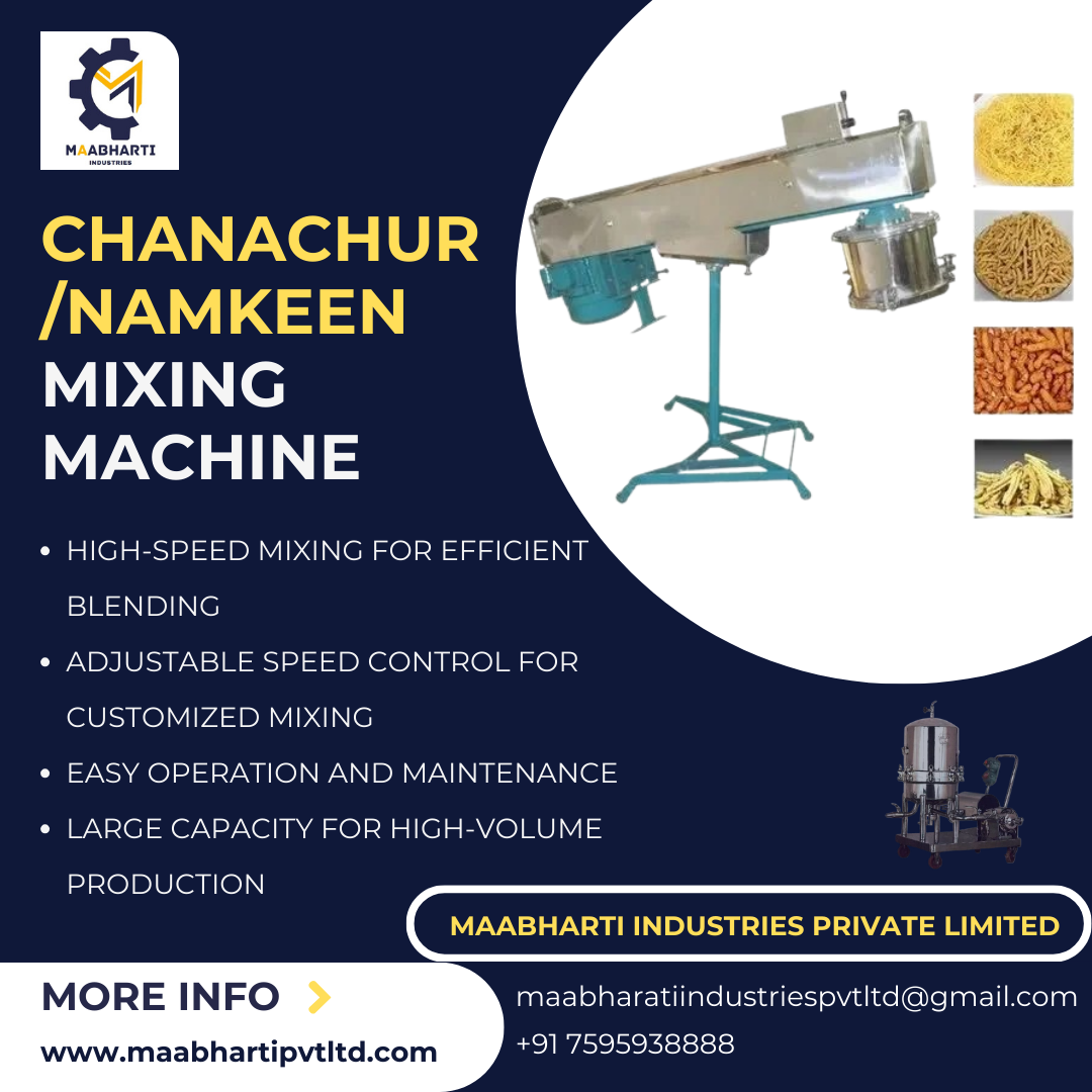  Chanachur/Namkeen Mixing Machine | Manufacturer | India