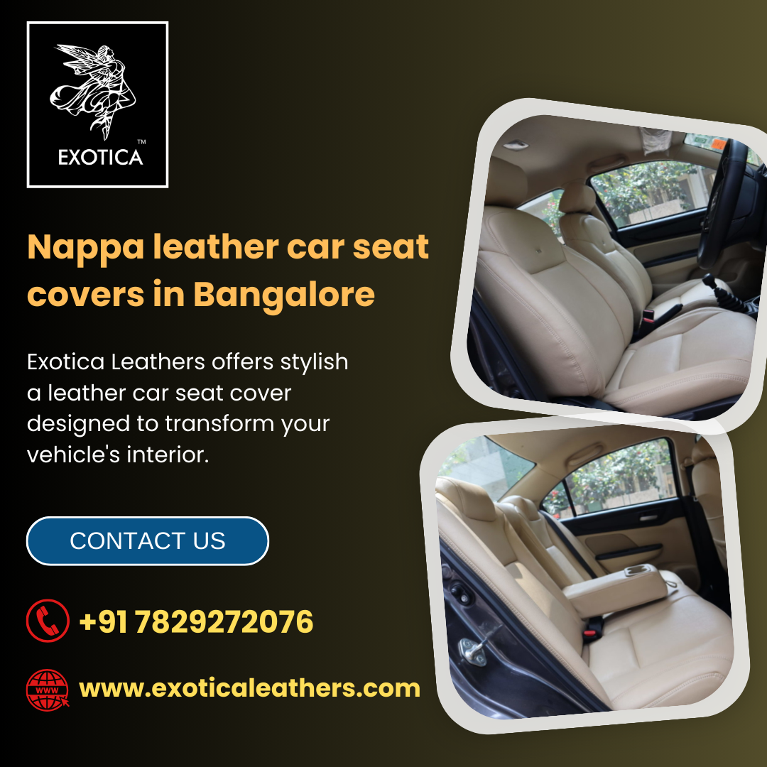  Nappa leather car seat covers in Bangalore