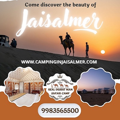  CAMPING IN JAISALMER,Overnight Safari in desert jaisalmer