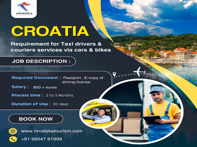  Croatia Requirement for Taxi Drivers & Couriers Services