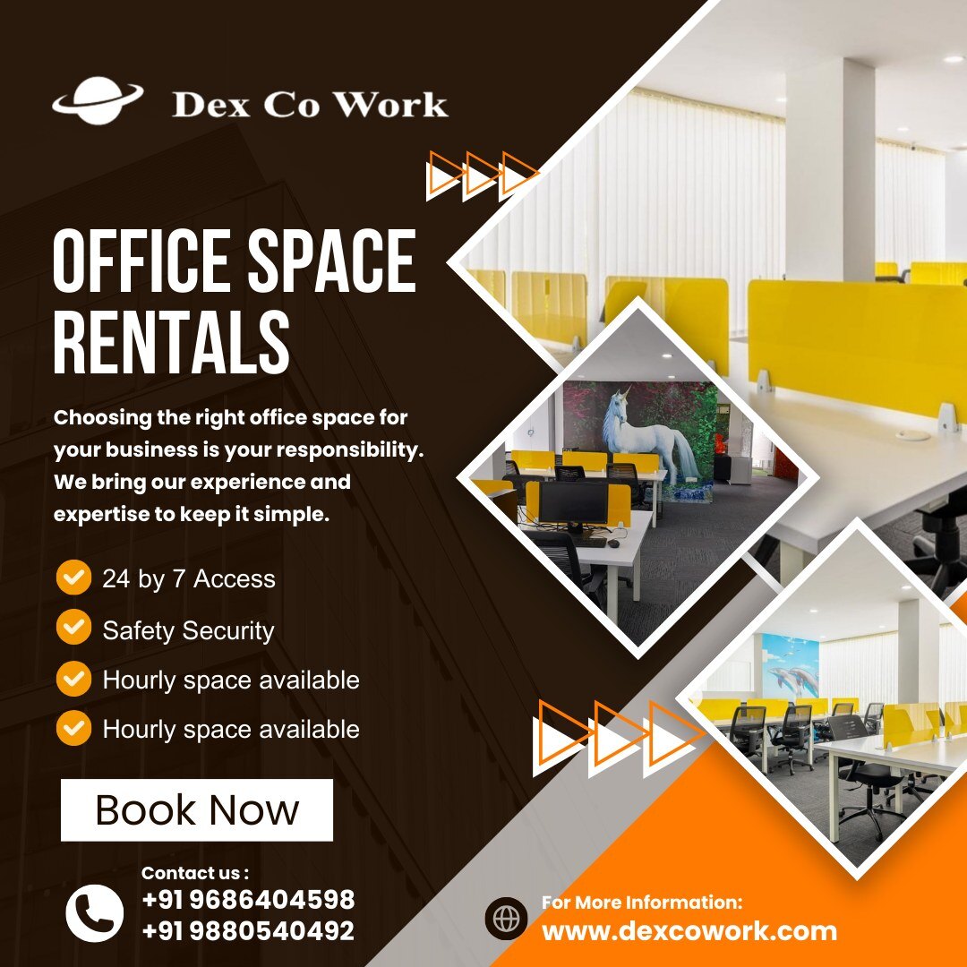  Office Space for Rent in Bangalore | Dexcowork