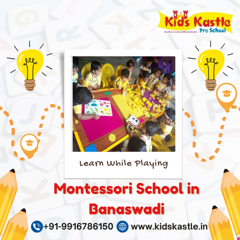  Montessori School in Banaswadi | Kids Kastle