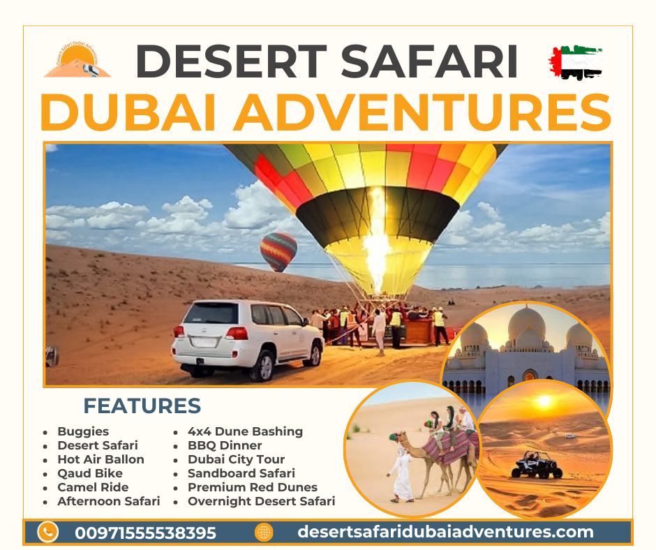  Hot Air Balloon Adventures Dubai / +971555538395