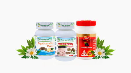  Ayurvedic Treatment Of Indigestion - Digestion Support Pack By Planet Ayurveda