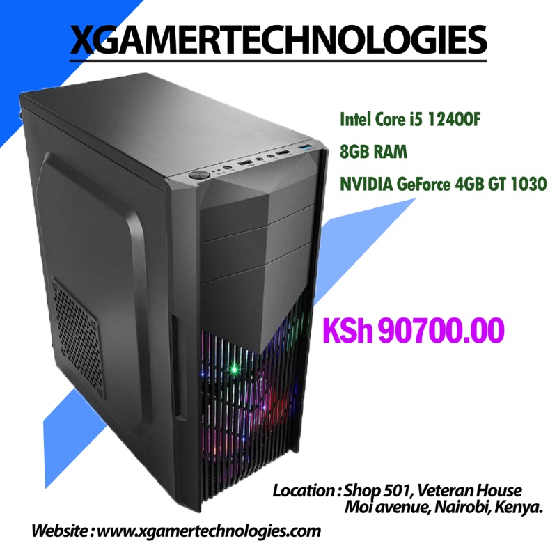  Custom core i5 PC with 4GB GeForce 1030 Graphics