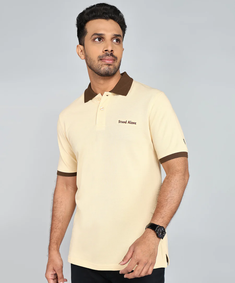  Classic Solid Polo T-Shirt | Comfortable & Stylish