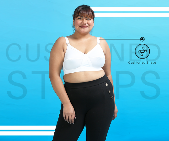  Empower Your Shape: White Full Coverage Bra