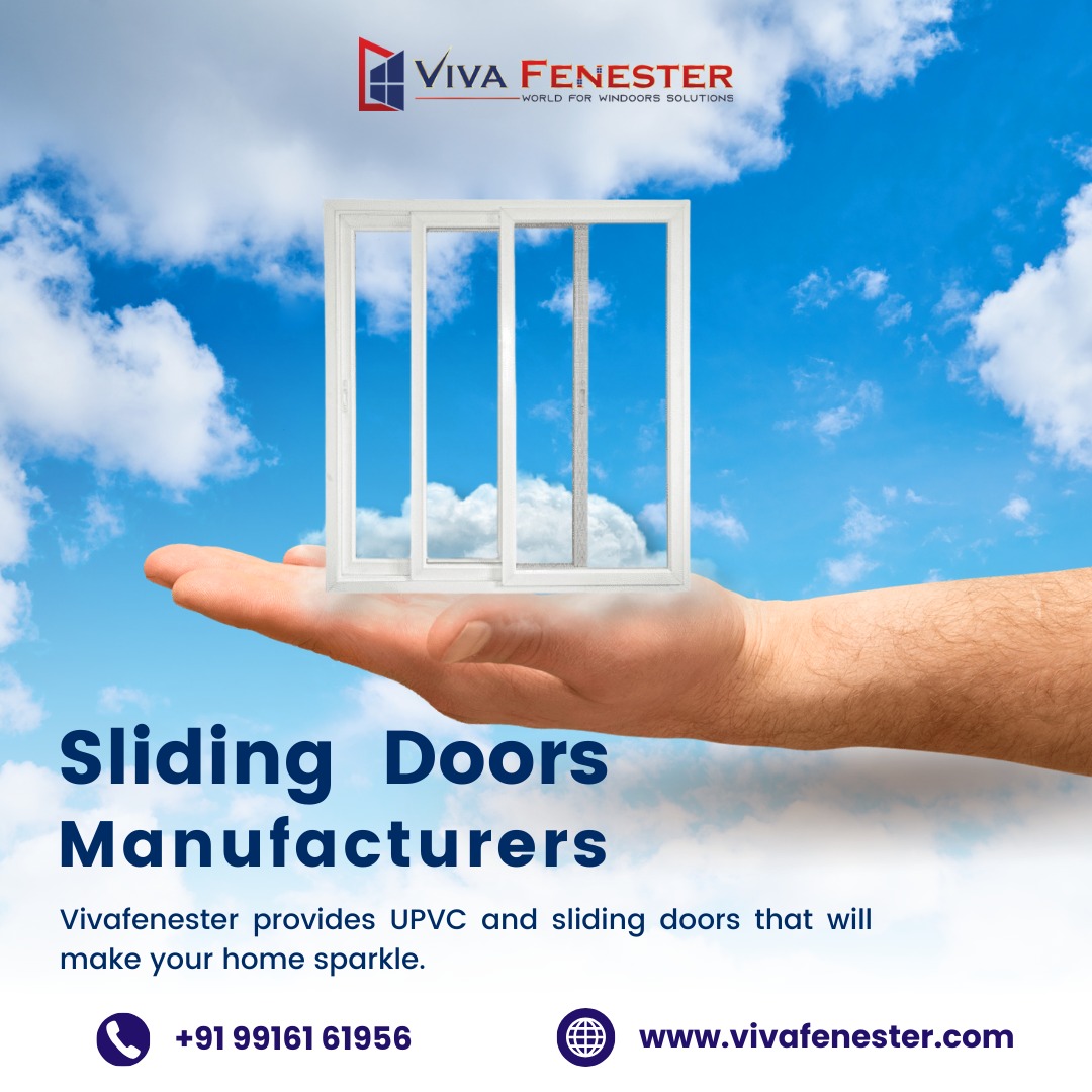  UPVC Sliding Door Manufacturers in Bangalore | Viva Fenester