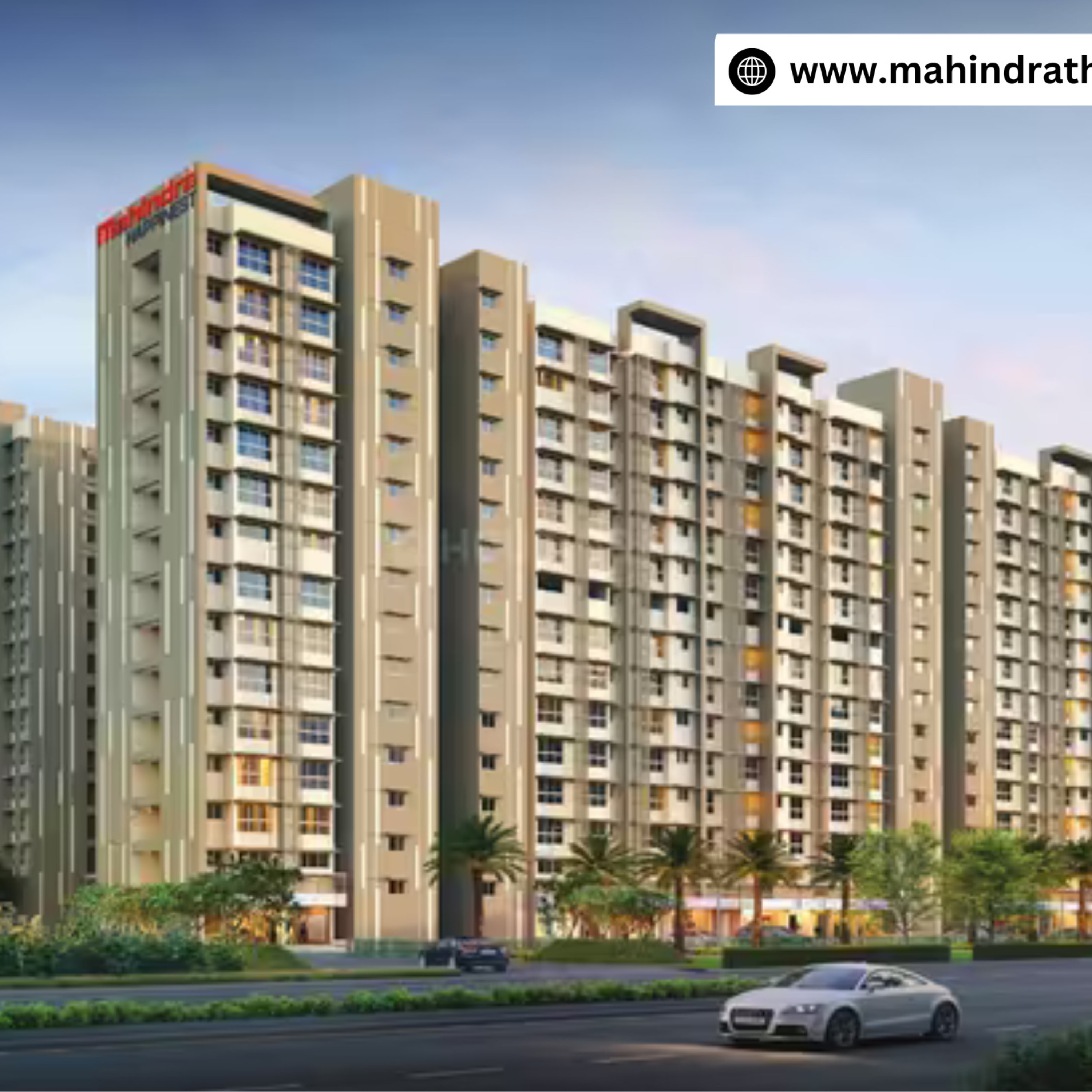  Mahindra Happinest Thane Lifespaces Project 1 2 3 BHK Flats Location Brochure Address Floor Plan