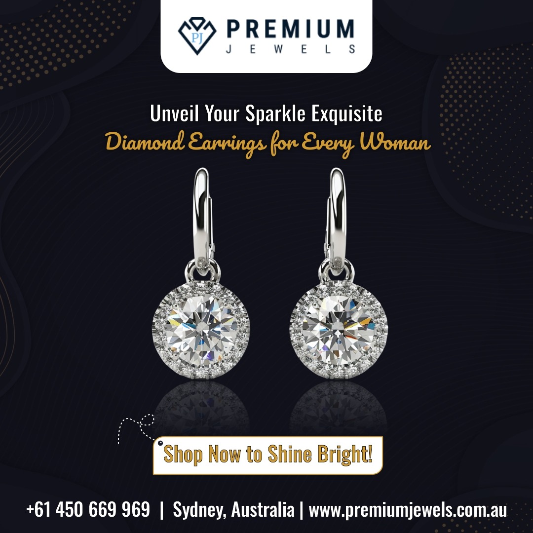  Find Your Perfect Diamond Earrings at Premium Jewels