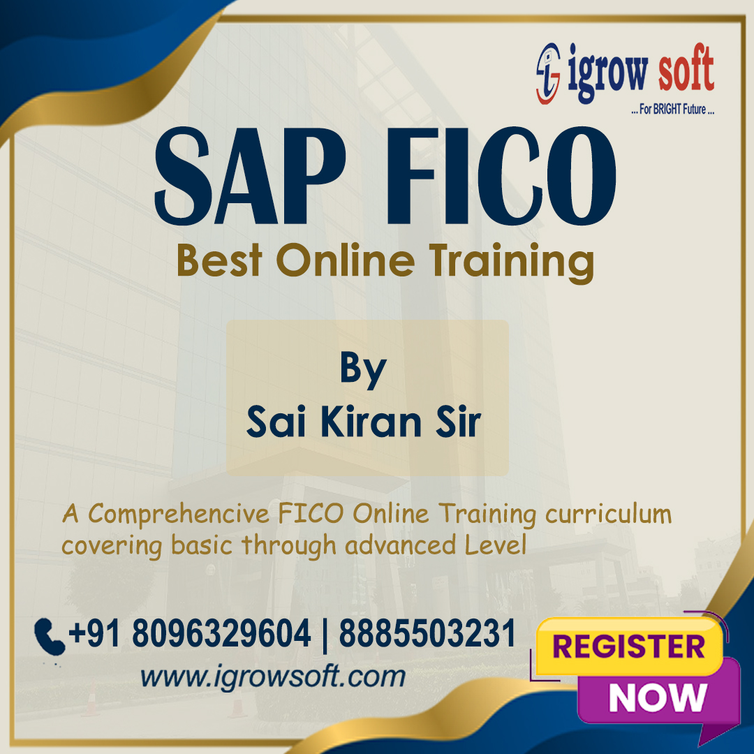  SAP FICO Training from igrowsoft