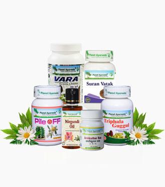  Effective Natural Treatment for Piles - Piles Care Pack By Planet Ayurveda