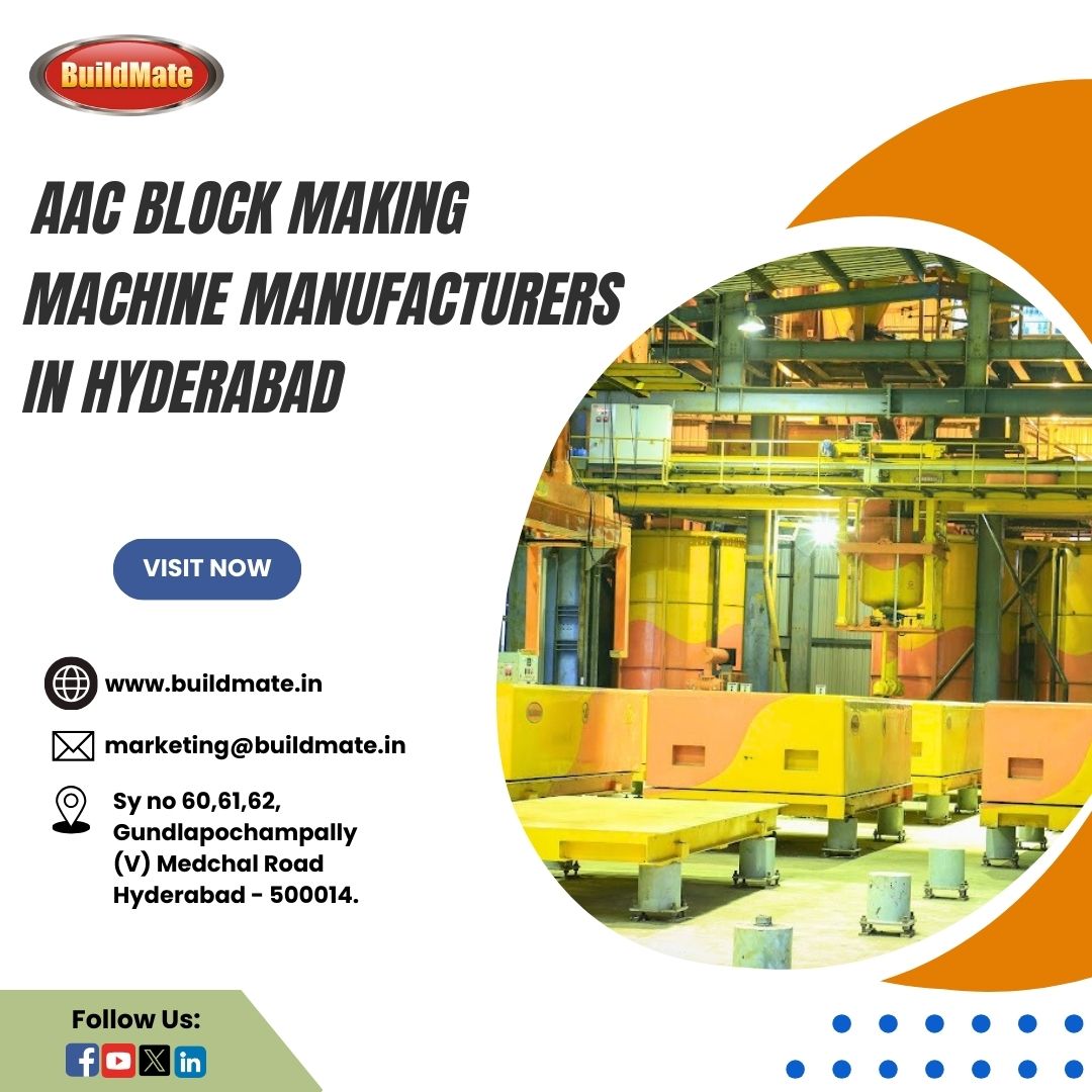  AAC Block Making Machine Manufacturers in Hyderabad