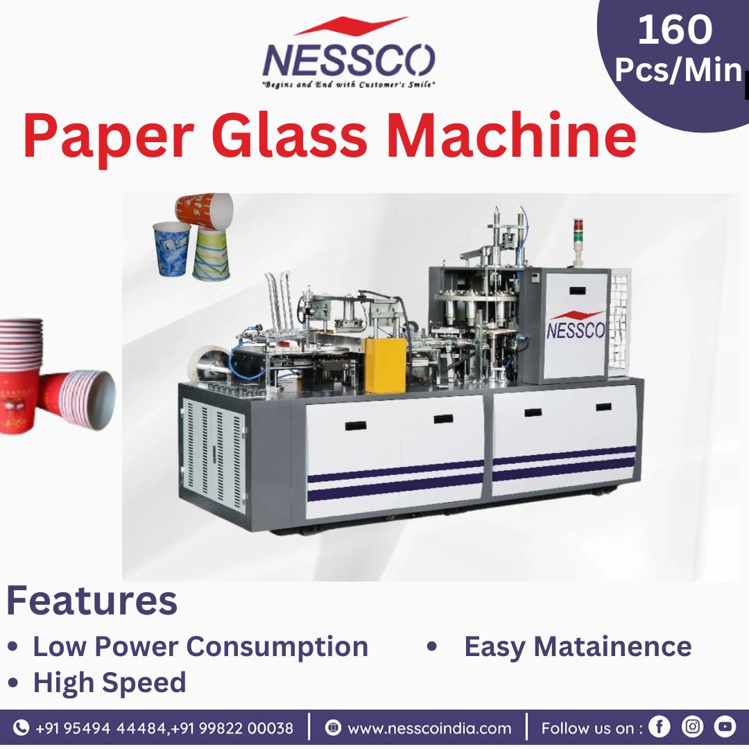  Nessco Reliable Paper Glass Machine for Your Business