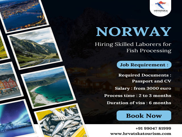  Norway Hiring: Skilled Laborers for Fish Processing!