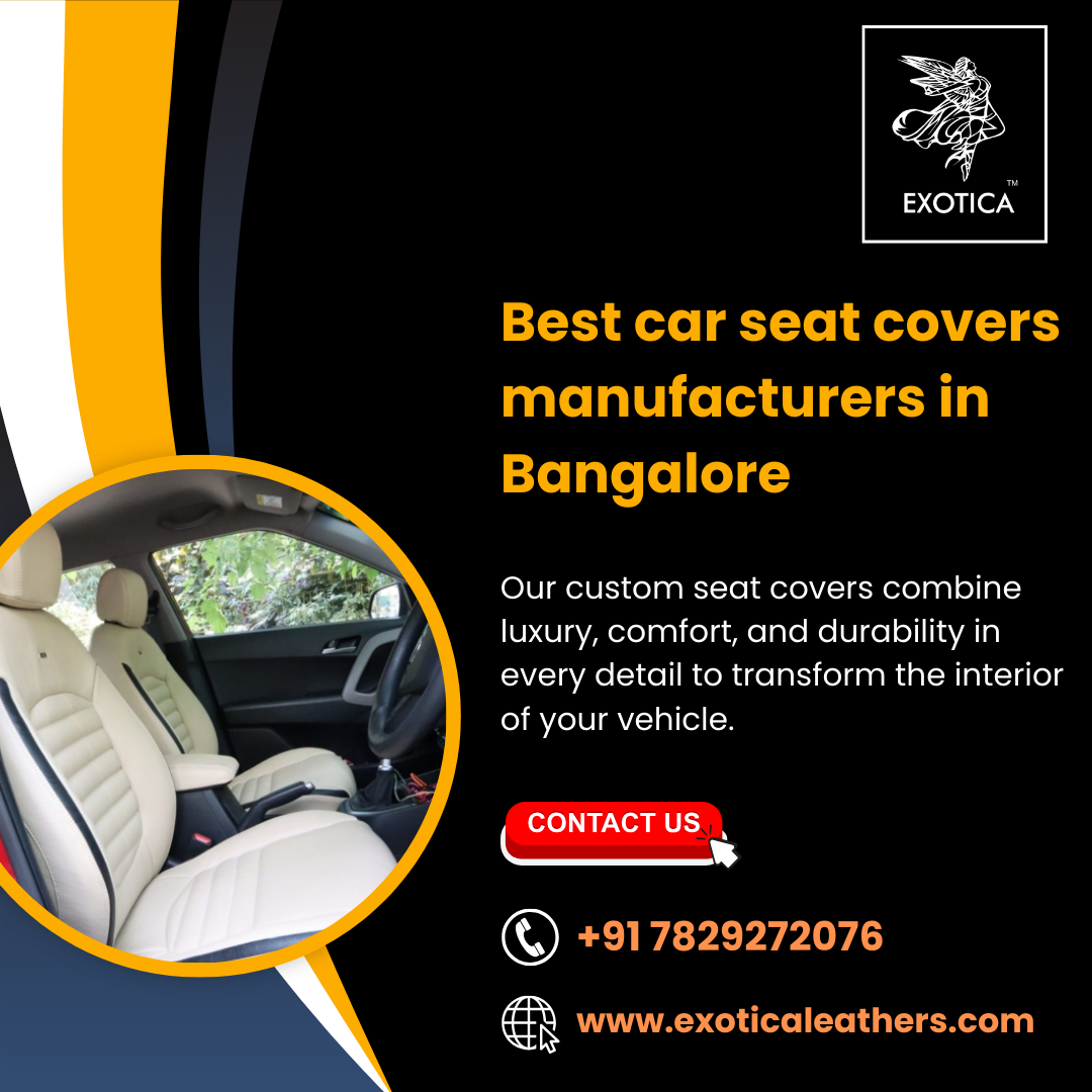  Best car seat covers manufacturers in Bangalore