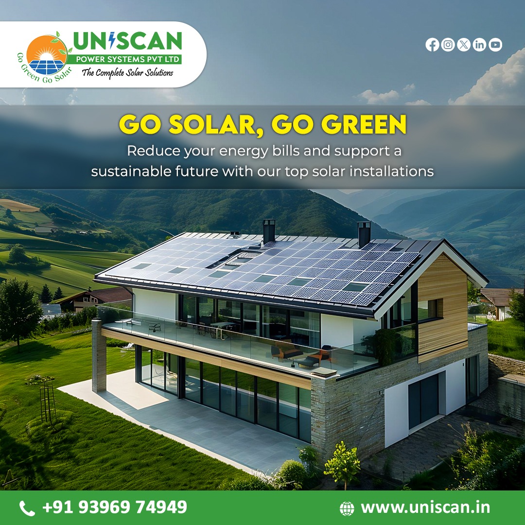  Go Solar, Go Green with Uniscan Power Systems | Sustainable Solar Solutions