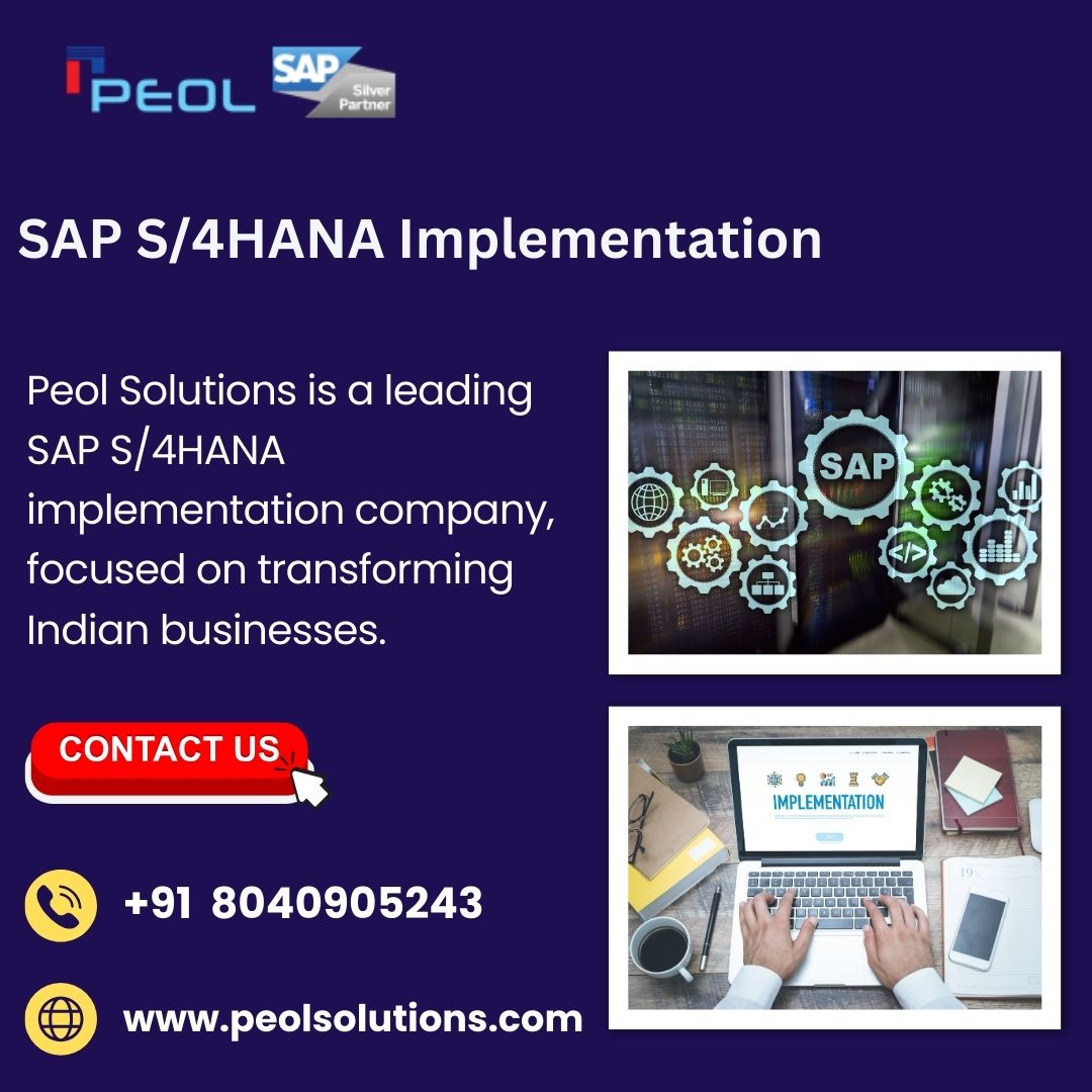  SAP S/4HANA Implementation in Bangalore