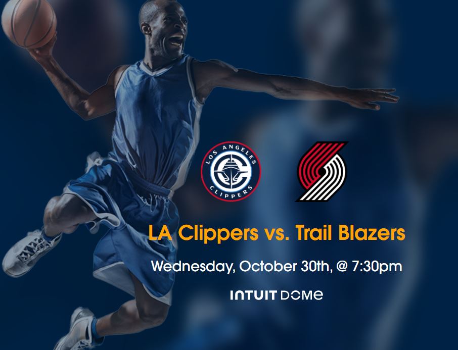  LA Clippers vs. Trail Blazers Free Tickets 2024