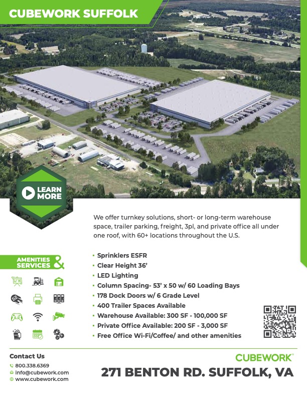  Flexible Warehouse Space at Cubework Suffolk - No Hidden Fees