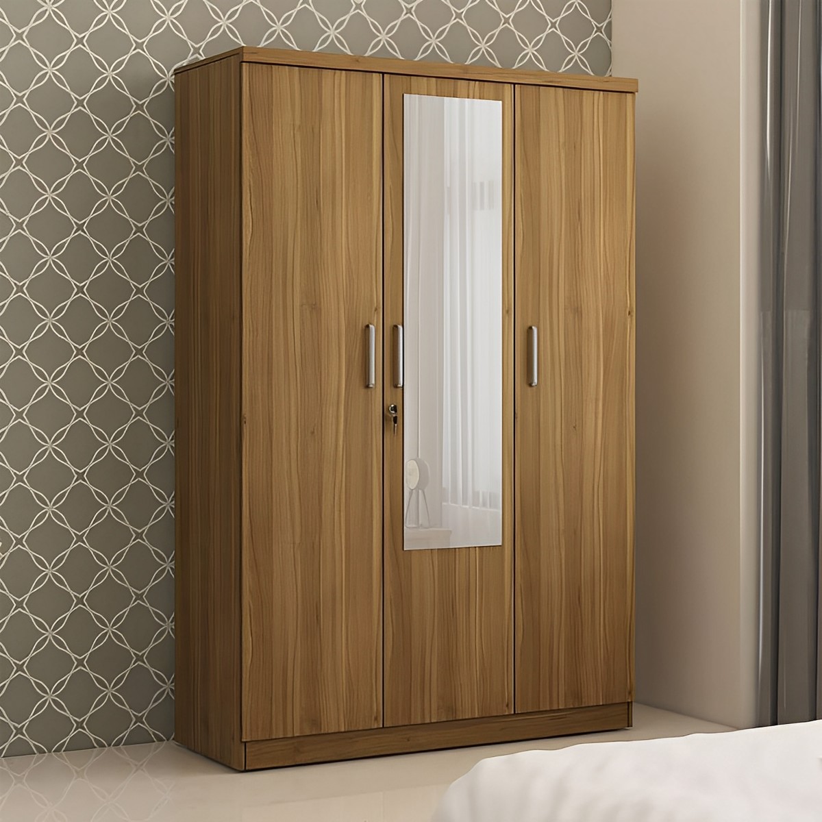  Grab Catalina Triple Door Engineered Wood Wardrobe upto 70% OFF