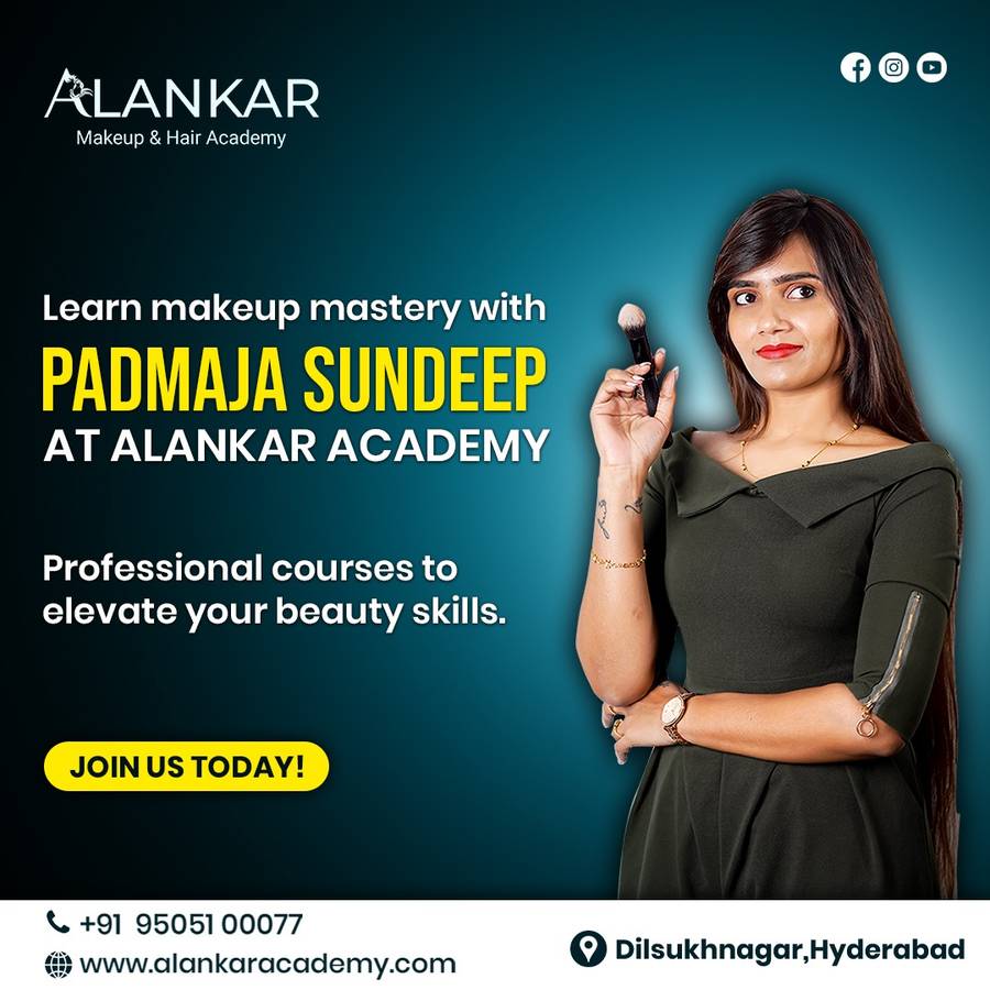  Master Makeup with Padmaja Sundeep - Best Makeup Academy in Hyderabad