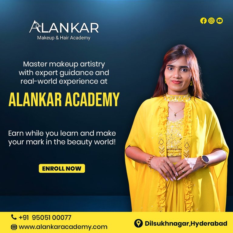  Top Makeup Courses in Hyderabad - Master Makeup Artistry at Alankar Academy