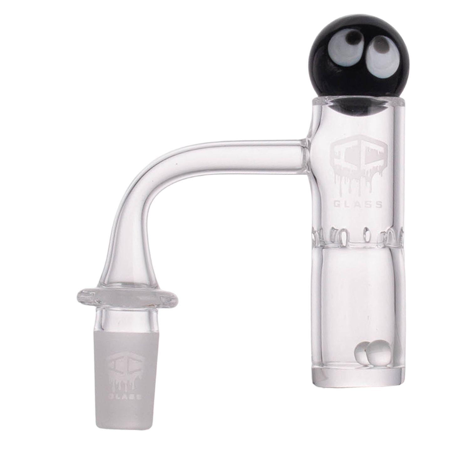  IC Glass- CALDWELL | 14MM MALE Banger with bottom ceramic tip