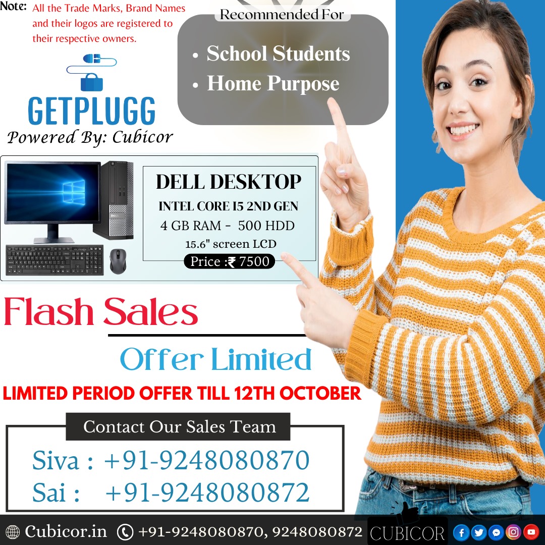  Getplugg Refurbished laptop Hyderabad