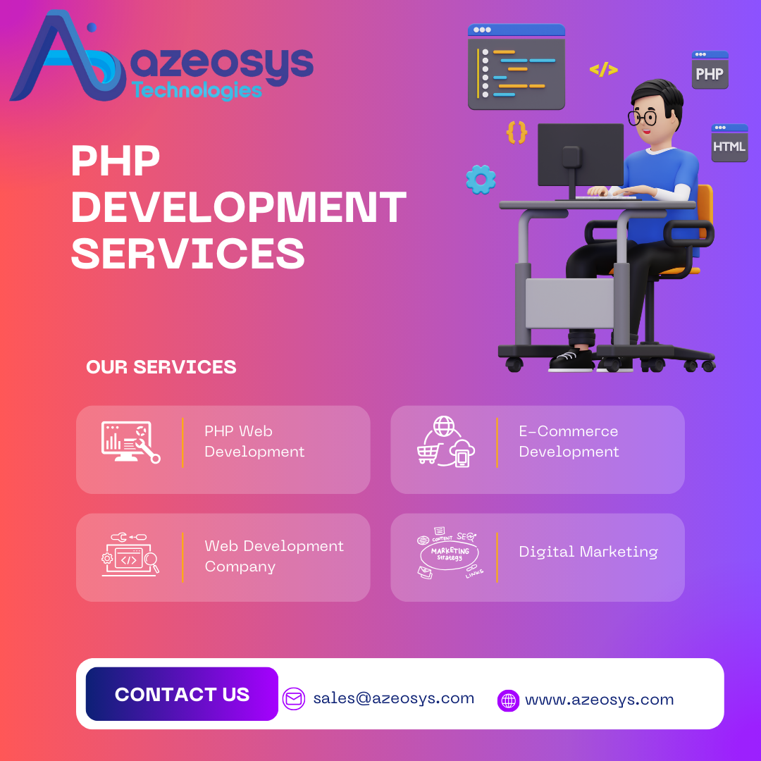  Professional PHP Development Services - Azeosys Technologies