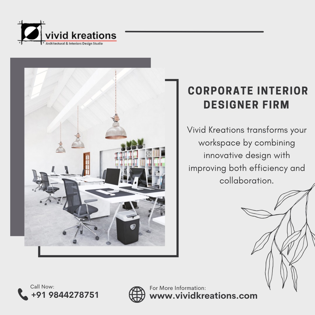  Corporate Interior Designer Firm in Bangalore | KA