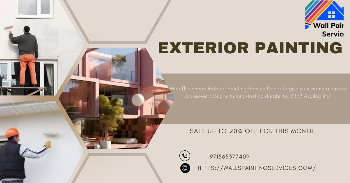  Exterior painting services Dubai | We Provide best painters