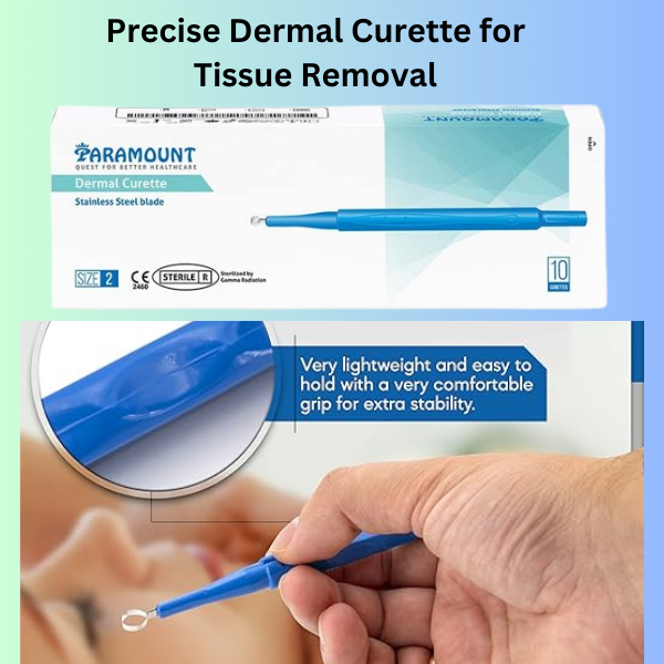  Precise Dermal Curette for Tissue Removal