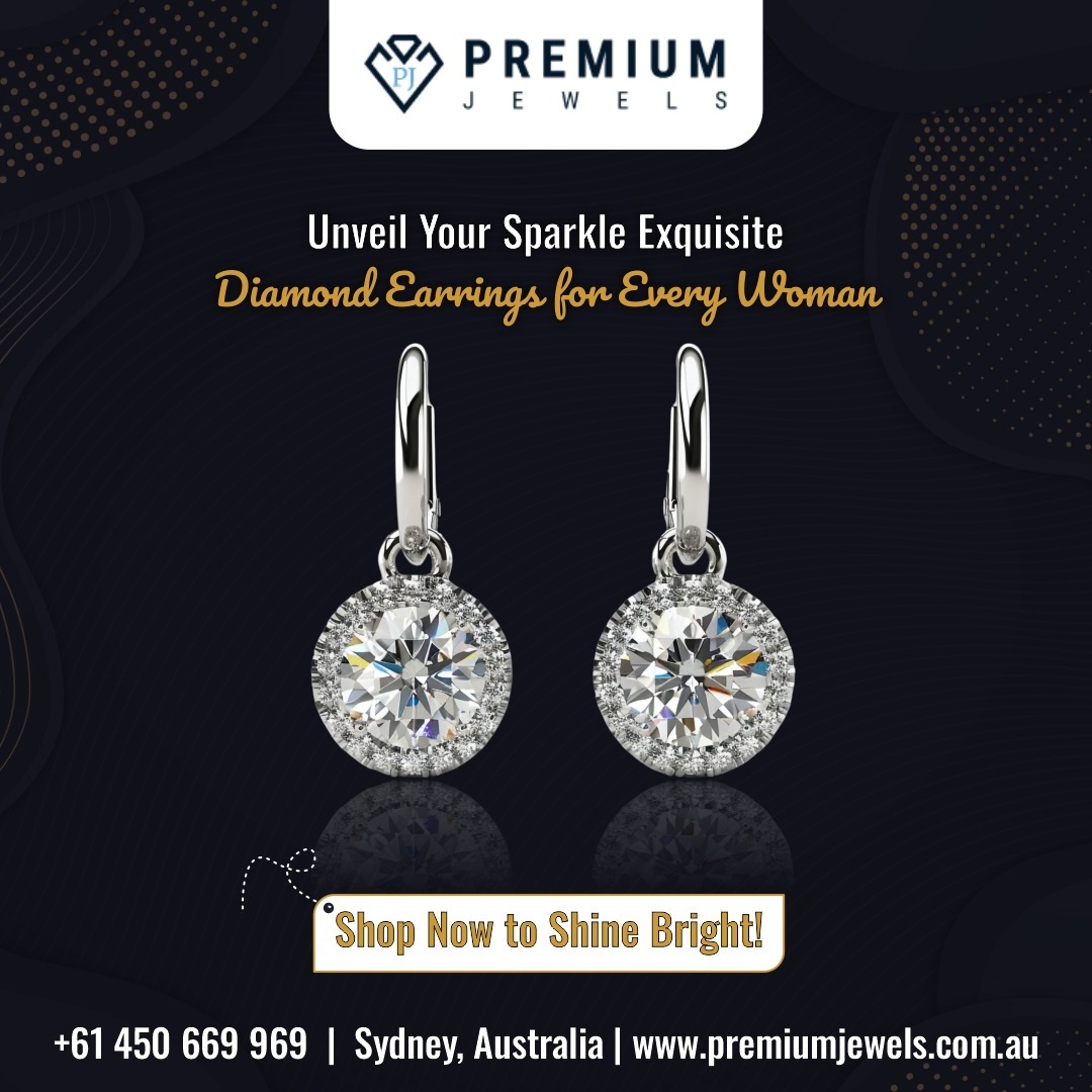  Gorgeous Diamond Earrings Await at Premium Jewels