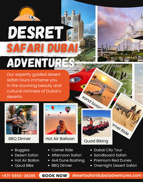  Dubai Desert Safari Adventures: A Thrilling Tours 0555538395