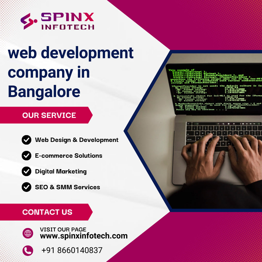  spinxinfotech web development company in Bangalore