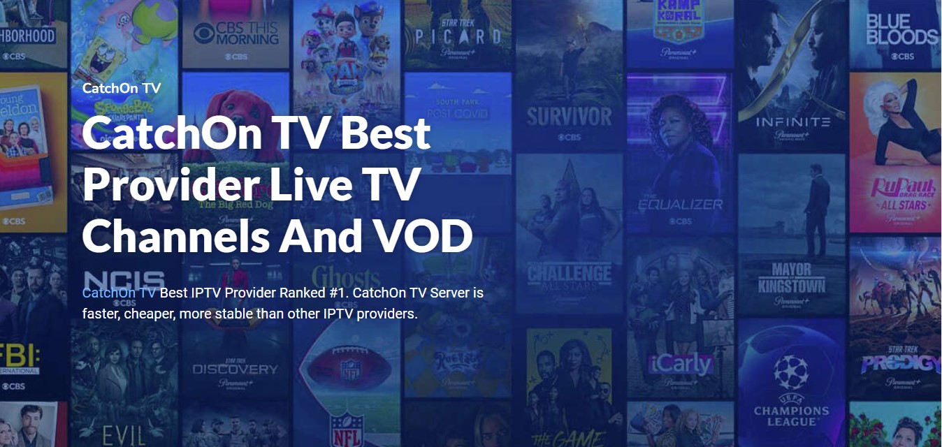  CatchOnTV - Access 40,000+ VODs, 20K Channels & Premium TV in 4K HD