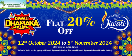  Big Diwali Sale! Flat 20% Off on Planet Ayurveda Brands Products