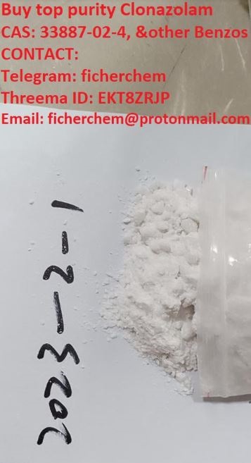  Clonazolam for sale online, CAS: 33887-02-4; (Telegram: @ficherchem)