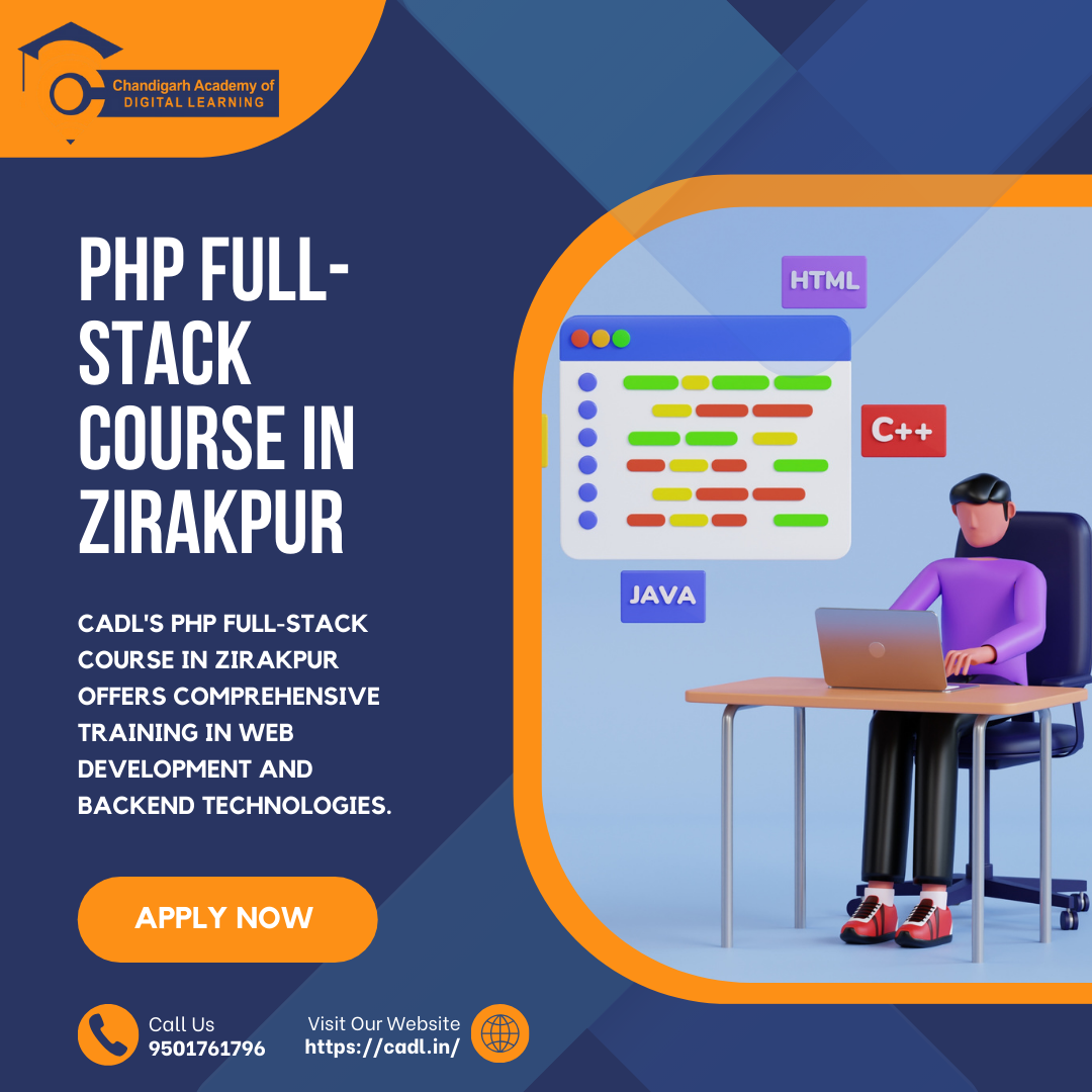  PHP Full-Stack Course in Zirakpur