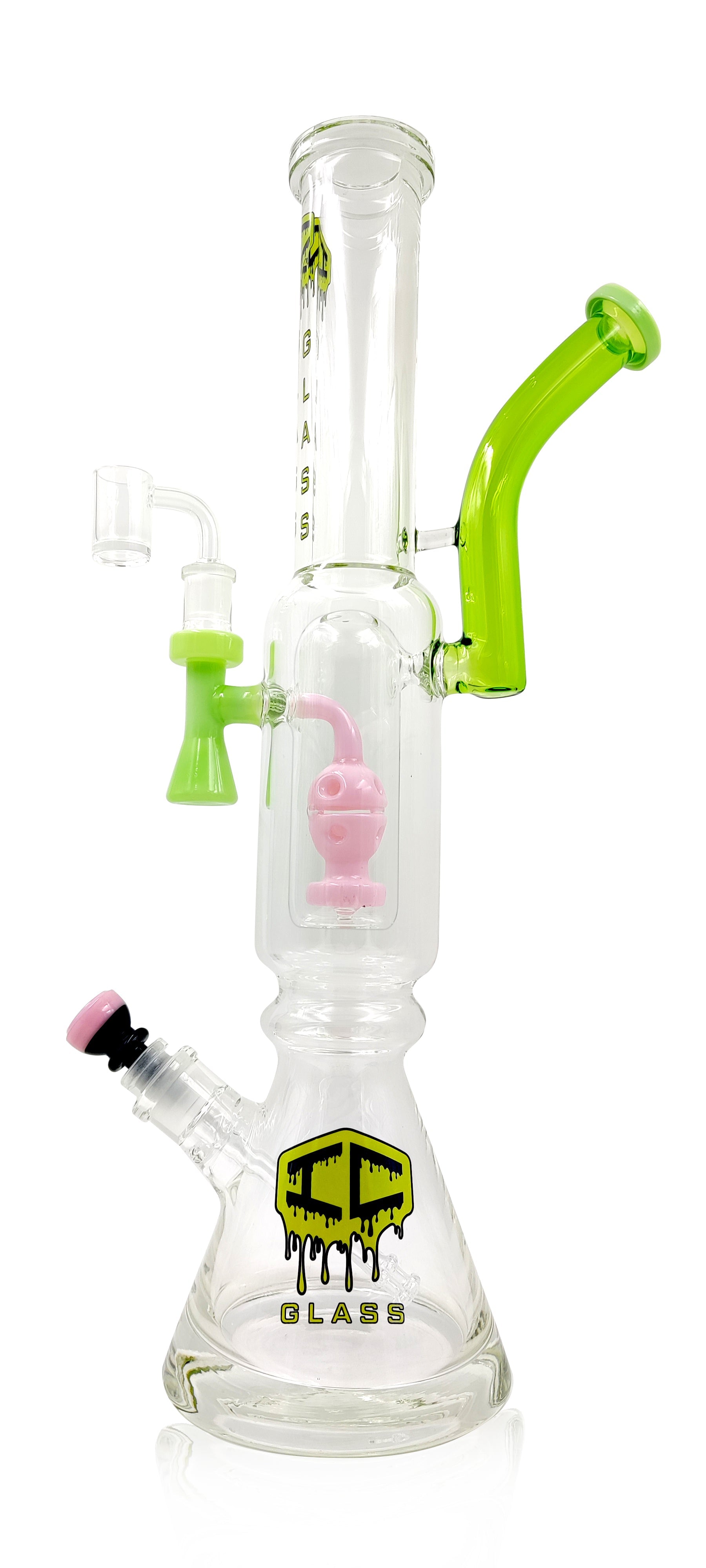  Versatility Meets Style with the IC Glass 2-in-1 Tall Waterpipe!